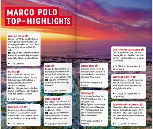 Mairdumont Reiseführer-MARCO POLO Reiseführer Südengland, Cornwall bis Kent
