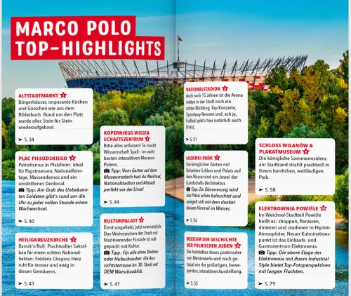 Mairdumont Reiseführer*MARCO POLO Reiseführer Warschau
