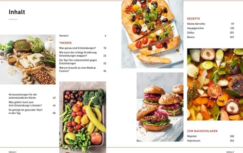 Gräfe u. Unzer AutorenV Star-Köche|Kochbücher Nach Zubereitung*Medical Cuisine - das Anti-Entzündungskochbuch