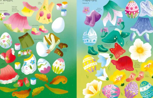 Mein Anziehpuppen-Stickerbuch: Ostern im Feenland*Usborne Verlag New