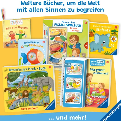Ravensburger Verlag 0-3 Jahre*Mein erstes Buggybuch: Fühl mal! Lieblingstiere