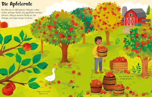 Usborne Verlag Stickerhefte-Mein erstes Stickerbuch: Bunter Herbst