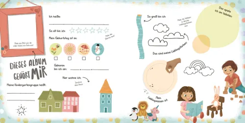 Naumann & Göbel Verlagsg. Freundebücher*Mein Freundschaftsbuch. Eintragen, Malen, Erinnern - Für Kinder ab 3 Jahren