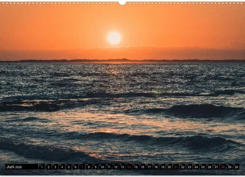 Calvendo Wandkalender-Mein Jahr auf Norderney (Wandkalender 2026 DIN A2 quer), Monatskalender