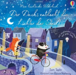 Kinder Usborne Verlag 0-3 Jahre-Mein leuchtendes Bilderbuch: Der Dachs entdeckt die Lichter der Stadt