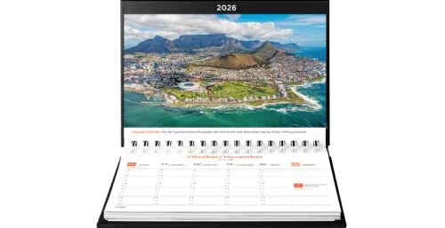 Kunth Kalender Wochenkalender-Metropolen - KUNTH Tischkalender 2026