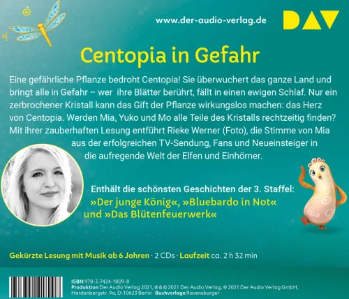 Kinder Der Audio Verlag, DAV Kinder- & Jugendbücher·Erstlesebücher-Mia and me: Das Herz von Centopia - Das Hörbuch zur 3. Staffel,2 Audio-CD