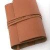 Bookchair Vertrieb Lesen & Geschichten-MILANO M (braun) | variable Buchhülle aus Leder | Echtes Leder