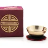 Klangschalen-Center Achtsamkeit & Gesundheit-Mini-Klangschale - Set in Box mini violett/brokat longevity 5146