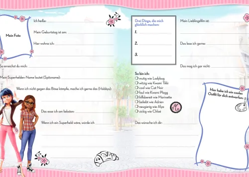 Panini Verlags GmbH Freundebücher-Miraculous Freundebuch: Meine Freunde