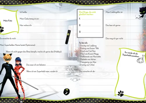 Panini Verlags GmbH Freundebücher-Miraculous Freundebuch: Meine Freunde