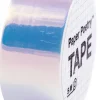 RICO-Design tap Klebstoff & Klebebänder-Mirror Rainbow Tape, Weiß