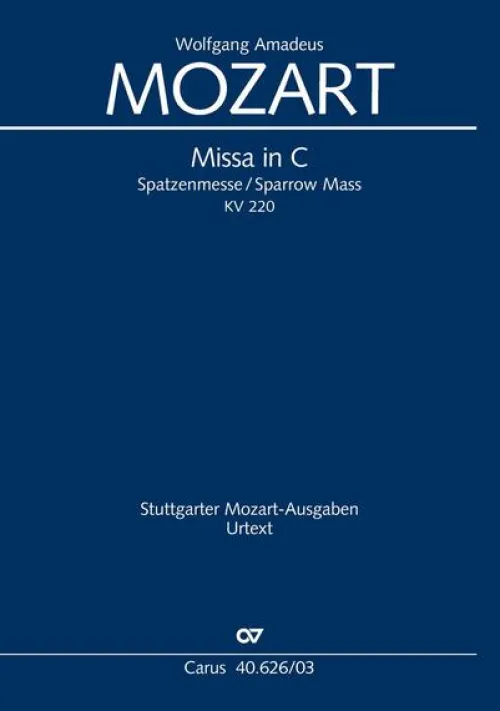 Missa in C*Carus-Verlag Stuttgart Clearance