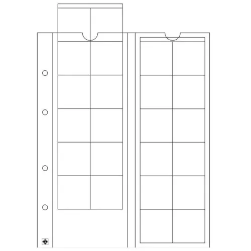 Leuchtturm GmbH Hobby & Lifestyle-Münzhüllen OPTIMA 34