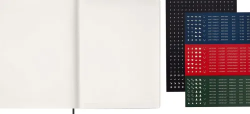 Moleskine 15 Monate Essential Wochenkalender 2025/2026, 1 Wo = 2 Seiten, vertikal, XXL, fester Einband, Schwarz*Moleskine Germany GmbH New