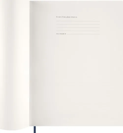 Moleskine Germany GmbH Wochenkalender-Moleskine 15 Monate Essential Wochenkalender 2025/2026, 1 Wo = 2 Seiten, vertikal, XXL, fester Einband, Saphirblau