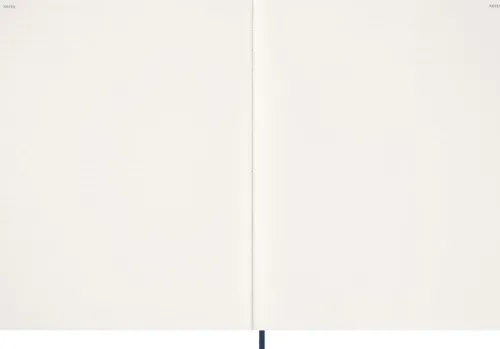 Moleskine Germany GmbH Wochenkalender-Moleskine 15 Monate Essential Wochenkalender 2025/2026, 1 Wo = 2 Seiten, vertikal, XXL, fester Einband, Saphirblau