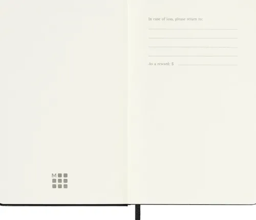 Moleskine Germany GmbH Wochenkalender*Moleskine 18 Monate Wochenkalender 2025/2026, P/A6, 1 Wo = 2 Seiten, Horizontal, Fester Einband, Schwarz
