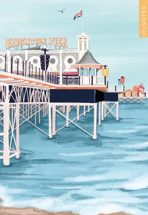 Ars Edition GmbH Notizbücher & -Blöcke-myNOTES Papeterie: Notizheft Simply, Katy - Brighton Pier