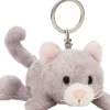 NICI Schmuck & Accessoires-- Schlüsselanhänger Katze grau 10cm liegend GREEN