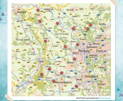 Droste Verlag Radreisen & Radtouren-Niederrhein. Radeln für die Seele