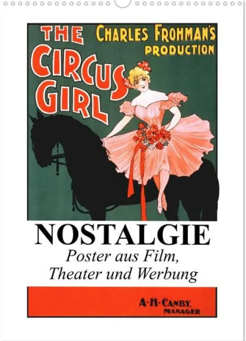 NOSTALGIE Poster aus Film, Theater und Werbung (Wandkalender 2026 DIN A3 hoch), Monatskalender*Calvendo