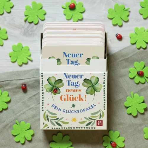 Groh Verlag Lebensfreude|Glück & Wünsche-Orakelkarten: Neuer Tag, neues Glück!