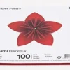 Rico Design GmbH & Co.KG Bastelpapier & Origami*ORIGAMI BORDEAUX, 15 X 15 CM