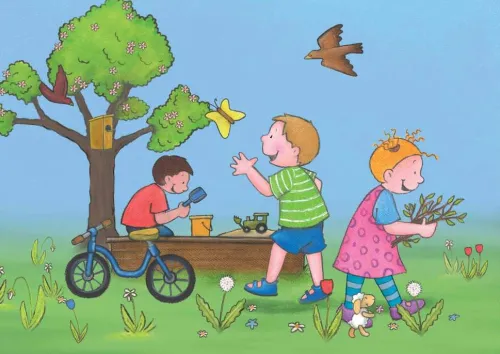 Ostern feiern mit Emma und Paul. Kamishibai Bildkartenset.*Don Bosco Medien GmbH Online