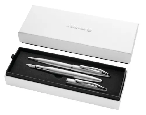 Pelikan Füller & Tinte-Füller & Kugelschreiber Jazz Noble Elegance K/P36 Silber