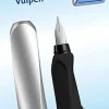 Pelikan Füller & Tinte-Füller Twist, Feder M, Silver, universell für Rechts- und Linkshänder