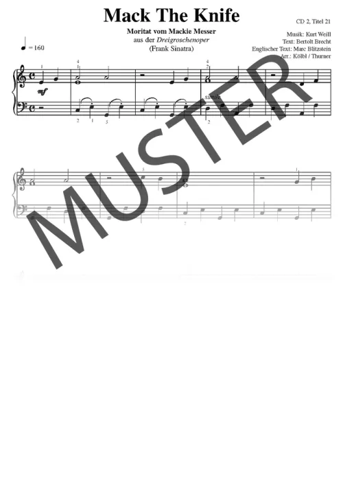 Hage Musikverlag Musikwissenschaft*Piano Piano. Notenbuch