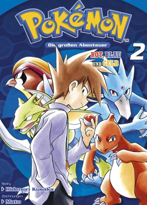 Kinder Panini Verlags GmbH Comedy & Humor|Action & Abenteuer-Pokémon - Die großen Abenteuer: Rot, Blau und Gelb 02