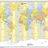 Westermann Bildungsmedien Karten & Atlanten*Posterkarten Geographie - Erde - Zeitzonen