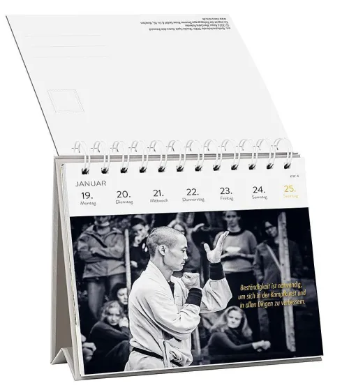 Droemer/Knaur Postkartenkalender-Postkartenkalender 2026: Shaolin Spirit