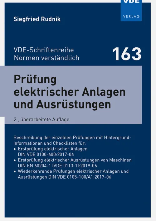 Vde Verlag GmbH Technik-Prüfung elektrischer Anlagen und Ausrüstungen