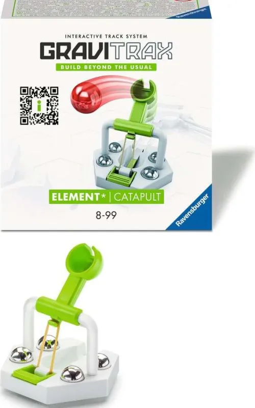Ravensburger GraviTrax Element Catapult - Zubehör für das Kugelbahnsystem. Kombinierbar mit allen GraviTrax Produktlinien, Starter-Sets, Extensions & Elements, Konstruktionsspielzeug ab 8 Jahren*Ravensburger Spieleverlag Sale