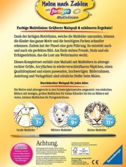 Ravensburger Spieleverlag Basteln & Kreatives*Ravensburger Malen nach Zahlen 28983 - Süßes Reh - Kinder ab 7 Jahren