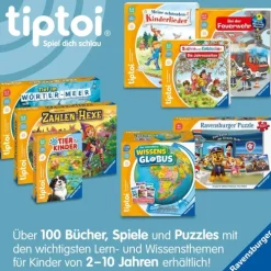 Ravensburger tiptoi 00115 - Mein interaktiver Junior Globus - Kinderspielzeug ab 4 Jahren*Ravensburger Spieleverlag Clearance