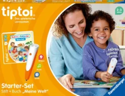 Ravensburger Spieleverlag Familien- & Gesellschaftsspiele-Ravensburger tiptoi Starter-Set 00112: Stift und Bilderbuch Suchen und Entdecken Meine Welt - Lernsystem für Kinder ab 2 Jahren
