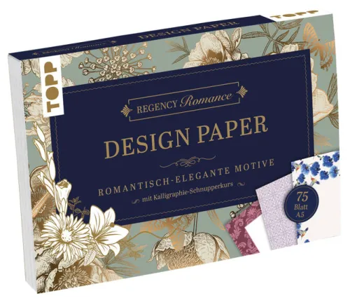 Regency Romance Design Paper Block A5*frechverlag GmbH Clearance