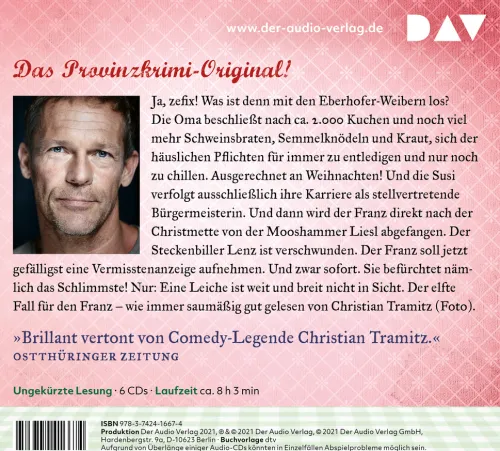 Der Audio Verlag GmbH Krimis & Thriller·Humor|Krimis & Thriller·Cosy Crime*Rehragout-Rendezvous