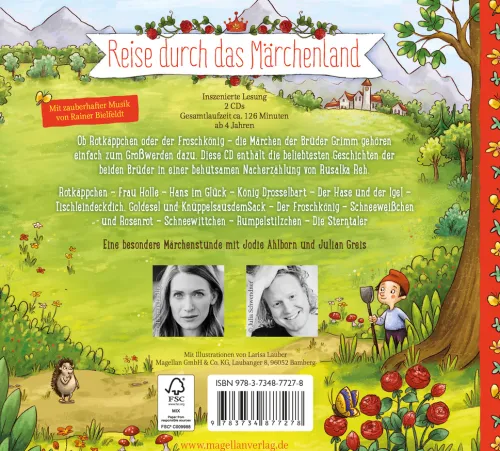 Reise durch das Märchenland - Die beliebtesten Märchen der Brüder Grimm (Audio-CD)*Magellan GmbH Sale