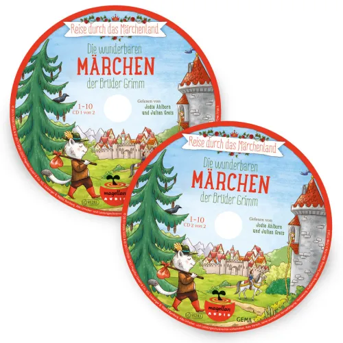 Kinder Magellan GmbH Kinder- & Jugendbücher·Märchen & Sagen-Reise durch das Märchenland - Die wunderbaren Märchen der Brüder Grimm (Audio-CD)