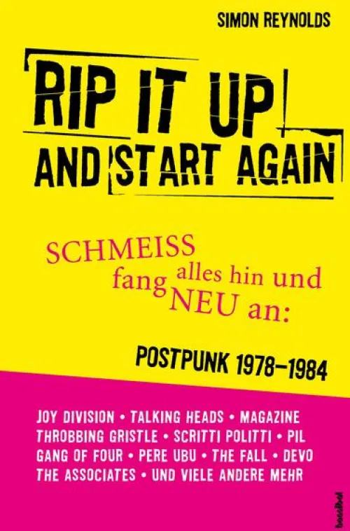 Hannibal Verlag Musik, Film, Theater-Rip It Up And Start Again