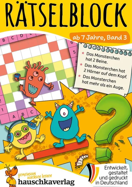 Hauschka-Verlag Erstlesebücher*Rätselblock ab 7 Jahre, Band 3