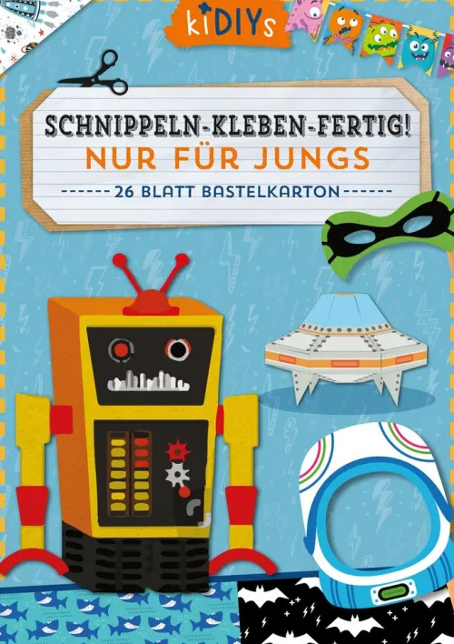 Lingen, Helmut Verlag Bastelpapier & Origami-Schnippeln - Kleben - Fertig! Nur für Jungs