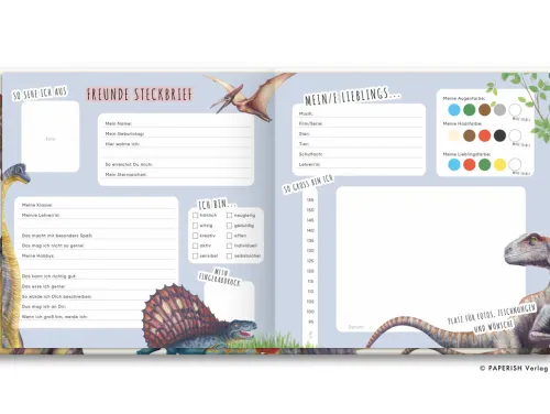 Schulfreunde - DINOSAURIER*PAPERISH Verlag Best