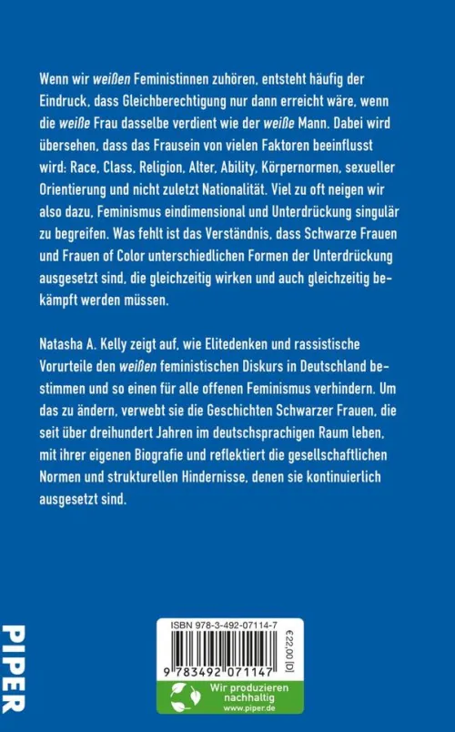 Piper Verlag GmbH Wirtschaft*Schwarz. Deutsch. Weiblich.