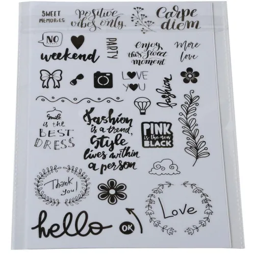 Quo Vadis Dekoration & Einrichtung*Set Scrapbooking mit Fotoalbum 32x22 cm, SCRAP ADDICT